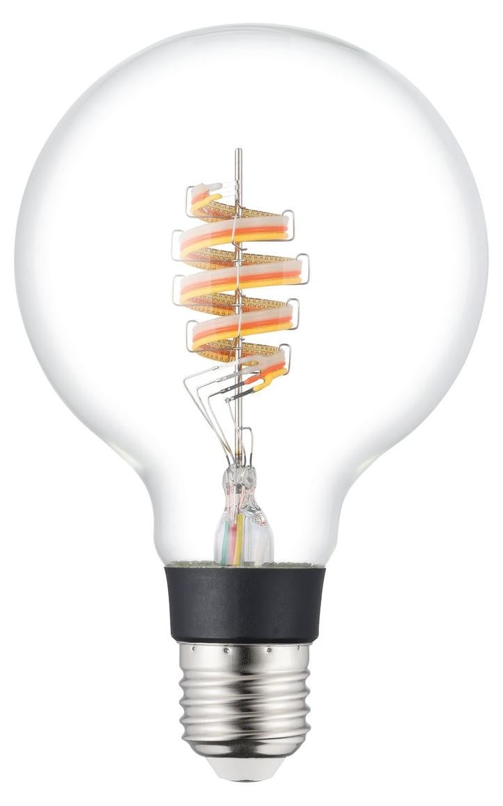 Eglo LED Globe Filament Lamp E27 Transparent 400 Lumen RGBW Dimmable