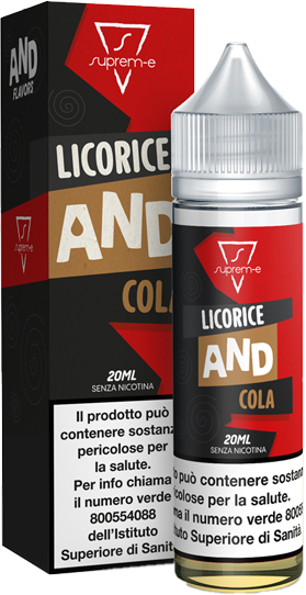 Suprem-e Licorice And Cola Liquido Shot Mix 20ml Liquirizia Cola