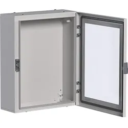 Hager FL161A Orion Schrank, Stahlblech Schutzklasse I, Klarsichttür, 500x400x160mm
