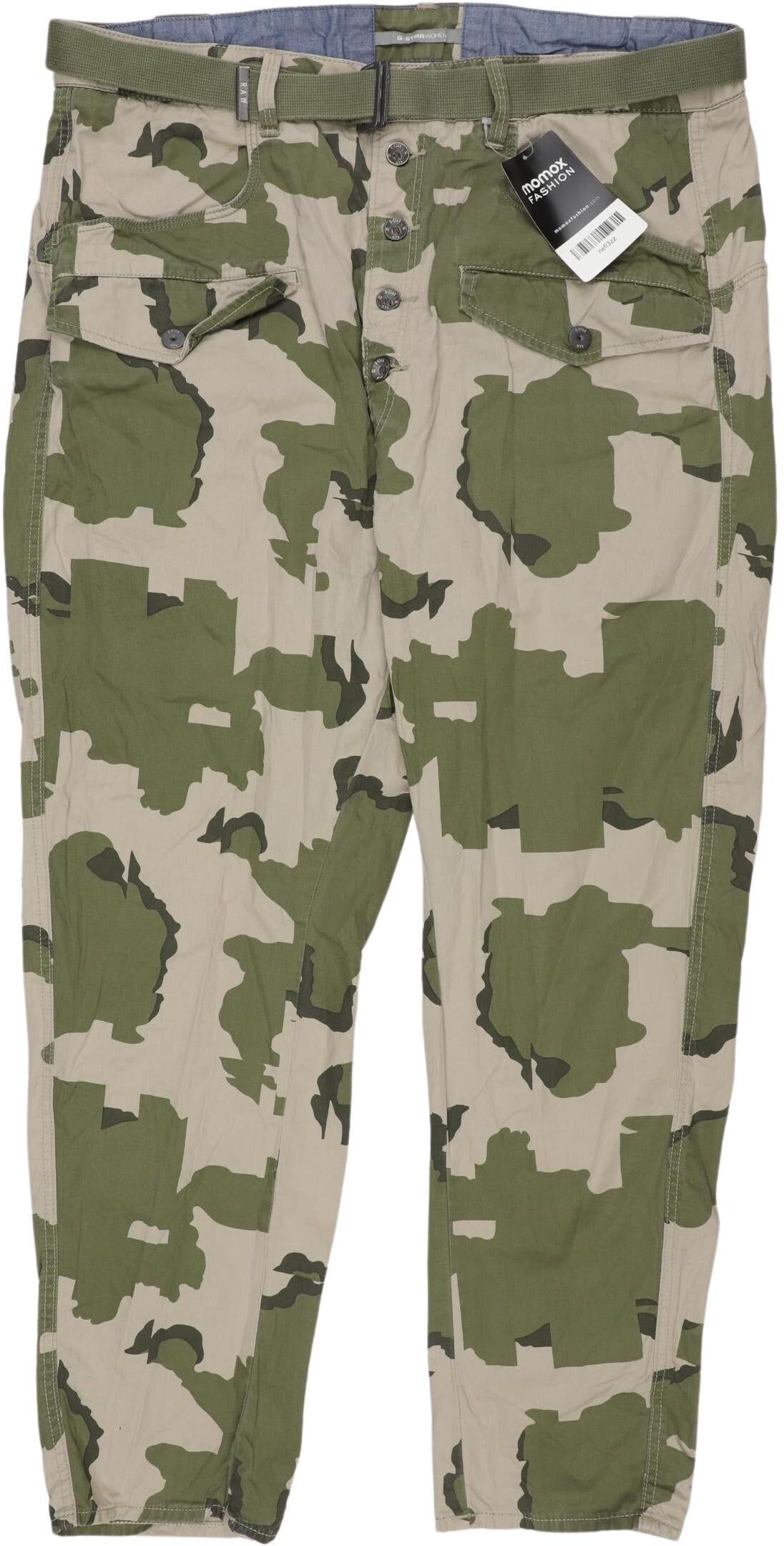 G Star RAW Damen Stoffhose, Mehrfarbig, Gr. W27, Baumwolle - Second Hand