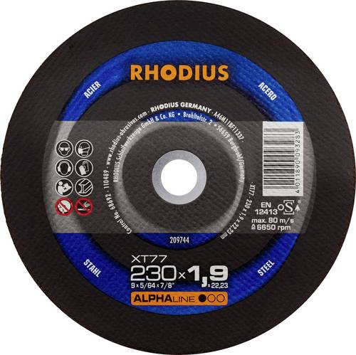 Rhodius 209744 Trennscheibe gerade 230mm Stahl