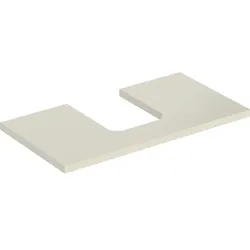 Geberit ONE Waschtisch-Platte, Ausschnitt mittig, für Aufsatzwaschtisch Schalenform 505272004