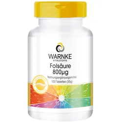 Folsäure 800 Microgramm Tabletten 100 St