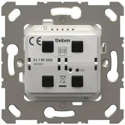 Theben 4941655 KNX 2-/4-fach Funk-Taster mit Jalousieaktor KNX PJ 1 RF KNX