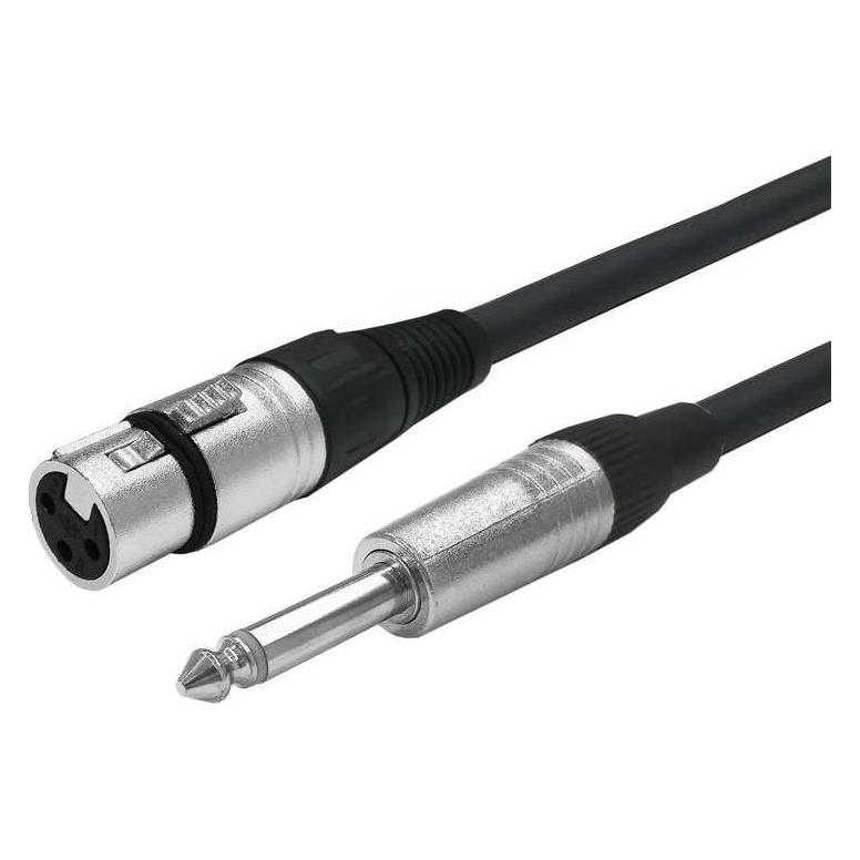 Vivolink XLR F to Mono Jack 6.35mm (6 m, XLR Kabel) (PROAUDXLRFJACK6)