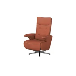Kollektion Kraft Drehsessel aus Leder Franzi ¦ rot ¦ Maße (cm): B: 73 H: 115 T: 83.0