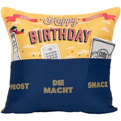 Sofahelden Kissen Happy Birthday RETRO