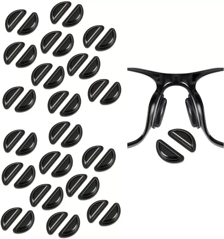 INF Plaquettes de nez pour lunettes, protection nez pour lunettes, 24 paires