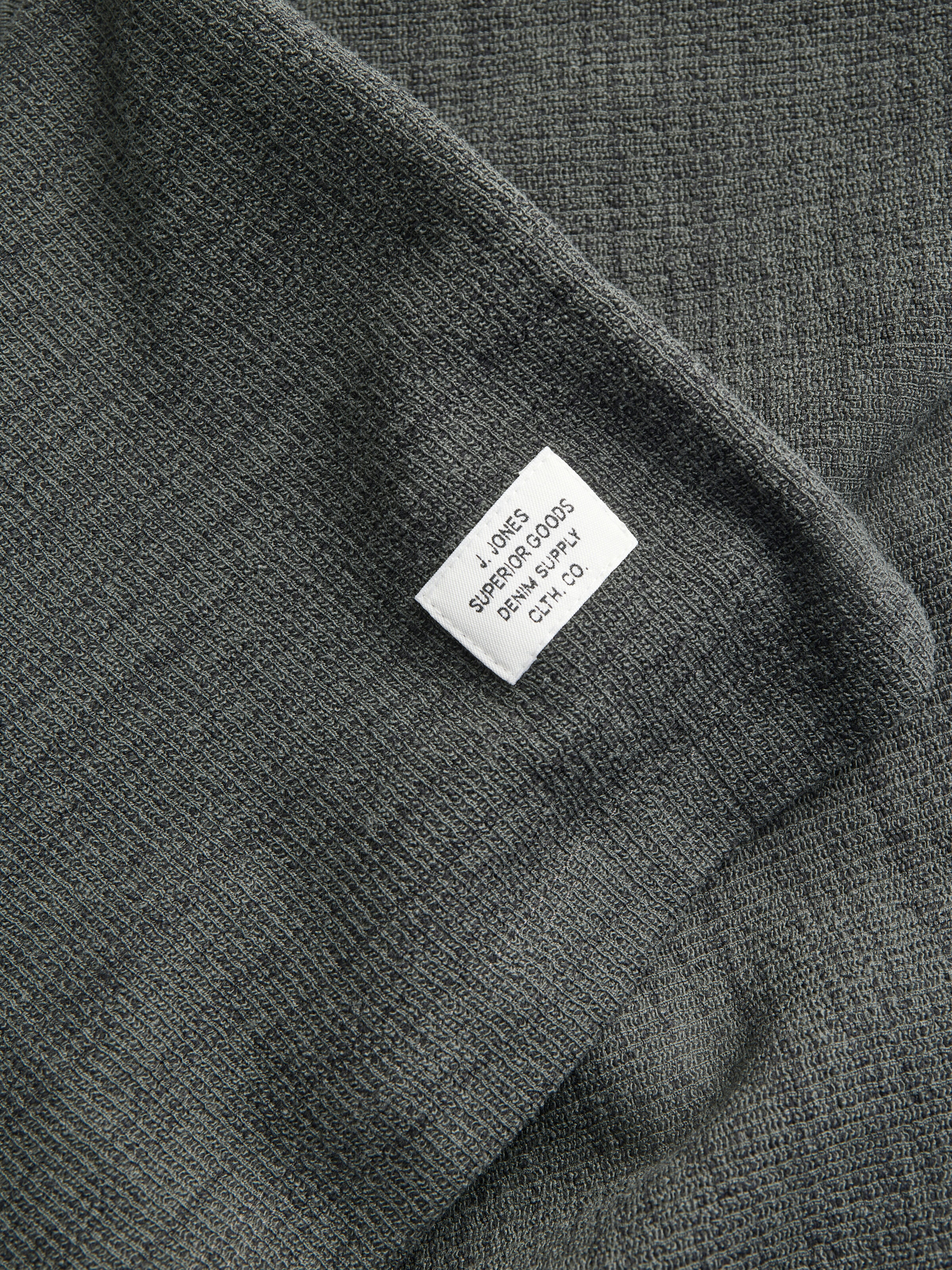 Langarmshirt JACK & JONES "JPRBLUDEREK LS STRUCTURE TEE", Herren, Gr. S, grau (volcanic ash), Jersey, Obermaterial: 100% Baumwolle, unifarben, relaxed fit, Rundhals, Shirts Langarmshirt volcanic ash S