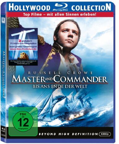 Peter Weir - Master and Commander - Bis ans Ende der Welt [Blu-ray] - Preis vom 09.10.2026 07:28:09 h