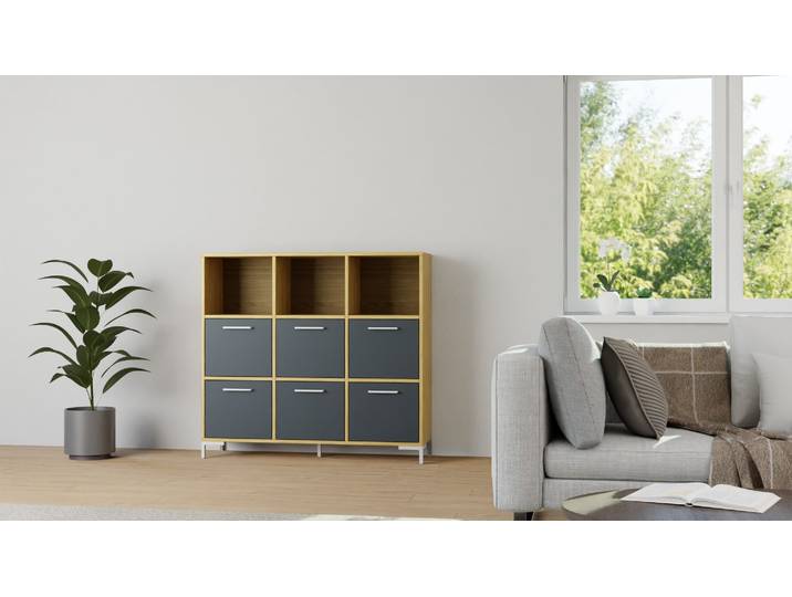 Elegantes Sideboard von Pickawood Eiche Natur geölt