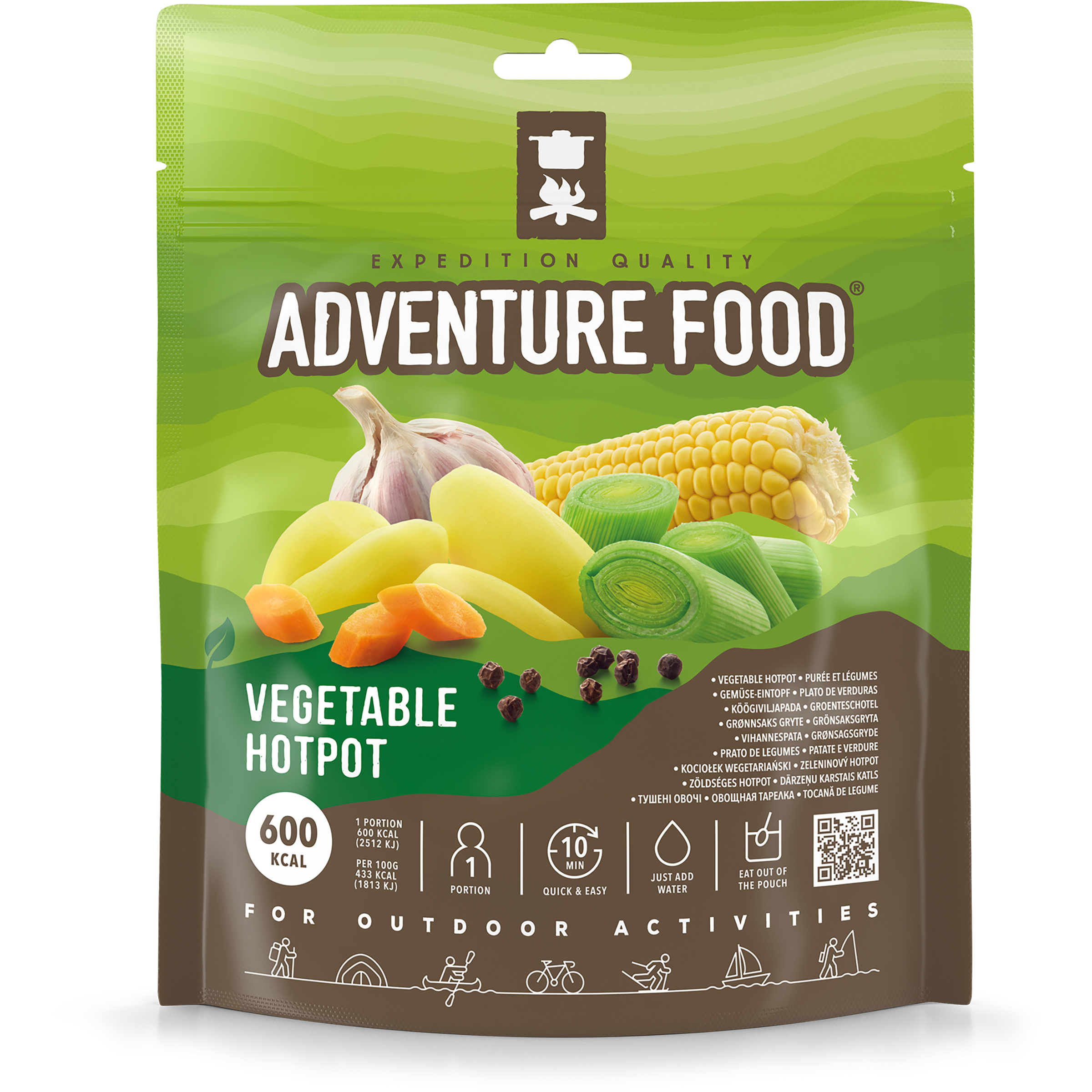 Adventure Food Vegetable Hotpot Trekkingnahrung Größe Einzelpackung
