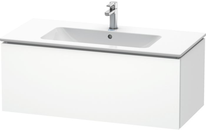 Duravit L-Cube Waschtischunterbau LC614201818 Weiß matt, 102x40x48,1cm, 1 Auszug