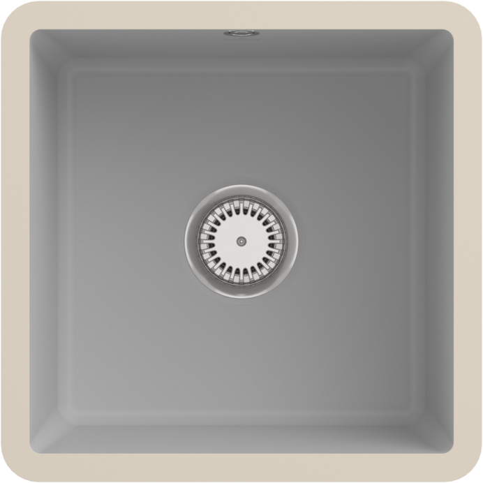 Villeroy und Boch Unterbauspüle 332501SM mit Ablaufgarnitur und Handbetätigung, Steam