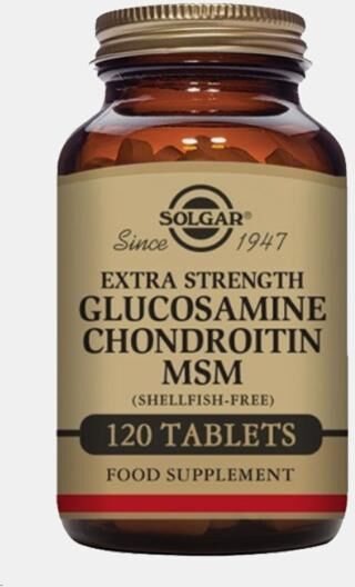 SOLGAR GLUCOSAMINA+CONDROITINA+MSM 120 COMPRIMIDOS