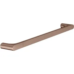 KEUCO EDITION 400 Badetuchhalter, verdeckte Befestigung, 600 mm, 11501290600, Farbe: rotgold gebürstet