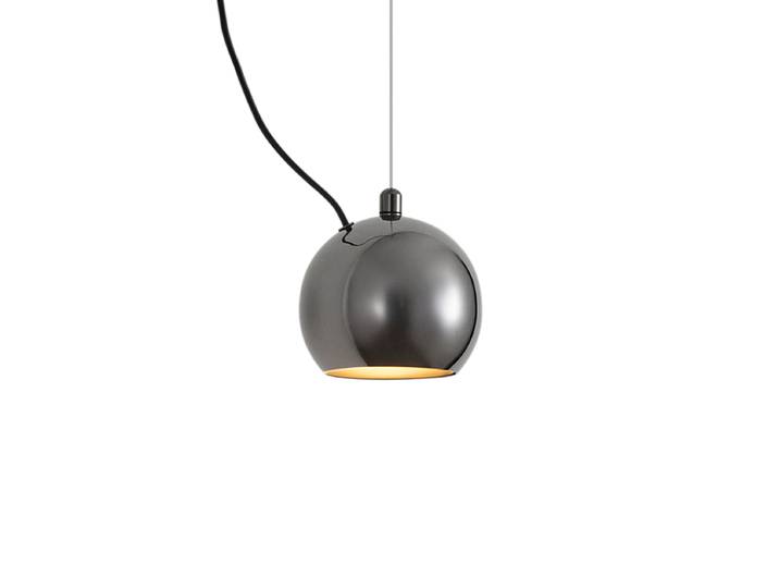 Design hanglamp zwart chroom voor railsysteem 1-fase - Slimline