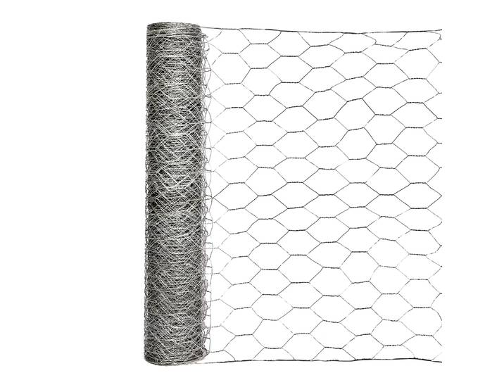 Maschendrahtzaun 3.8 cm sechseck 0.5 x 25 m