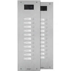 Comelit IX0111U Frontplatte Steel-Switch, 11 Tasten, 1-reihig, V4A