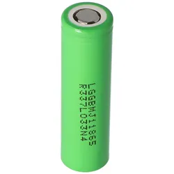 LG INR18650MJ1 3500mAh 3,6V - 3,7V Li-ion Akku, Abmessungen 65,1x18,3mm beachten, Flattop