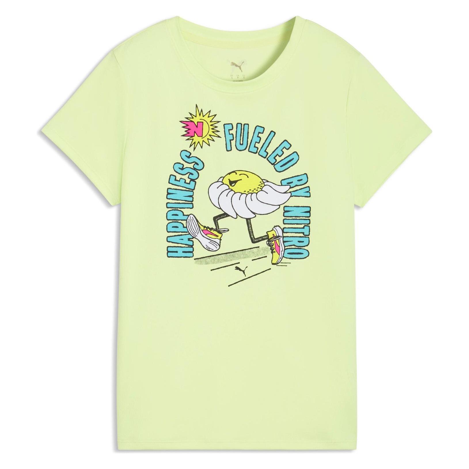 Puma W Run Nitro Graphic Tee (S) (528443)