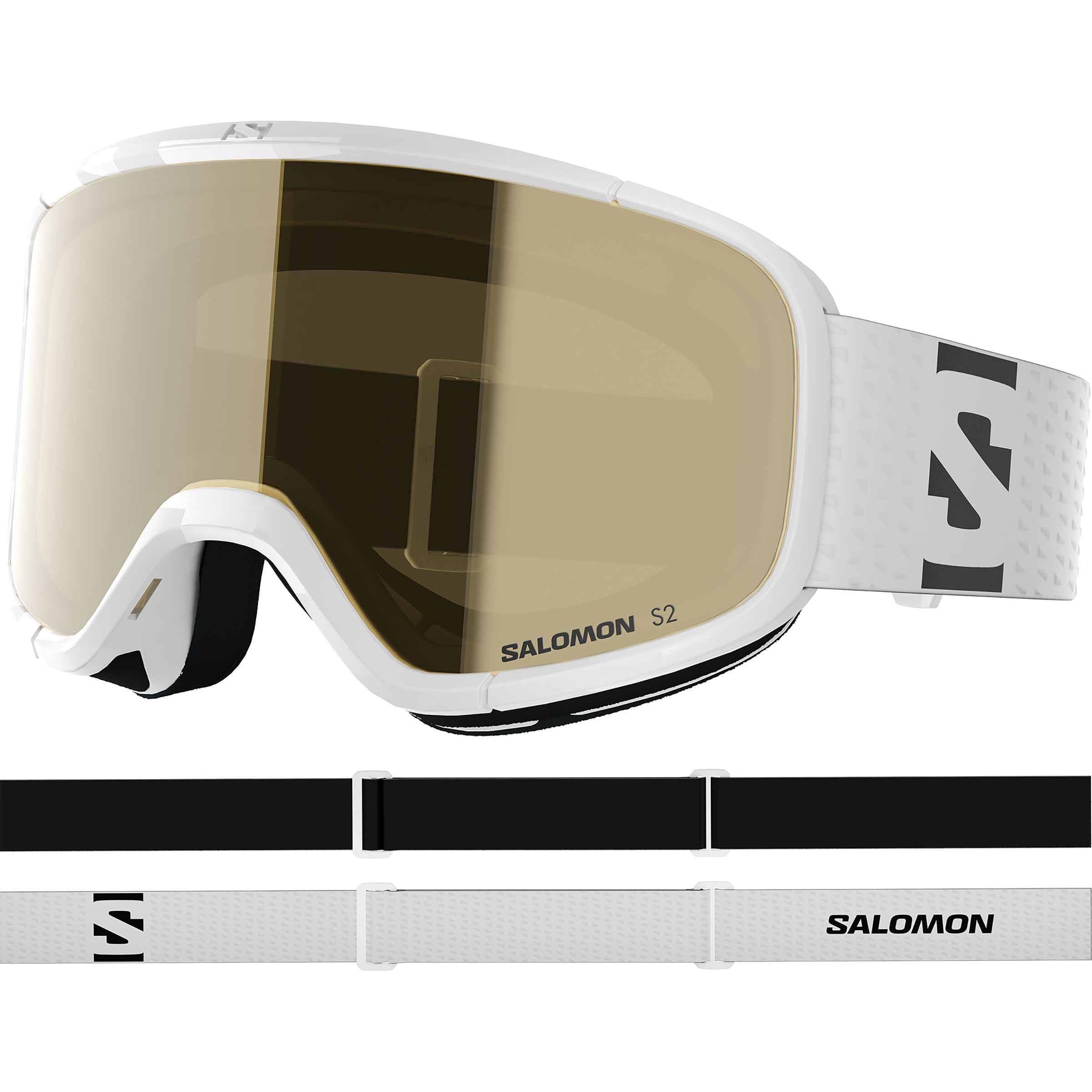 Salomon Aksium 2.0 Access Skibrille Kinder Skibrillen weiss Freeride | Skifahren