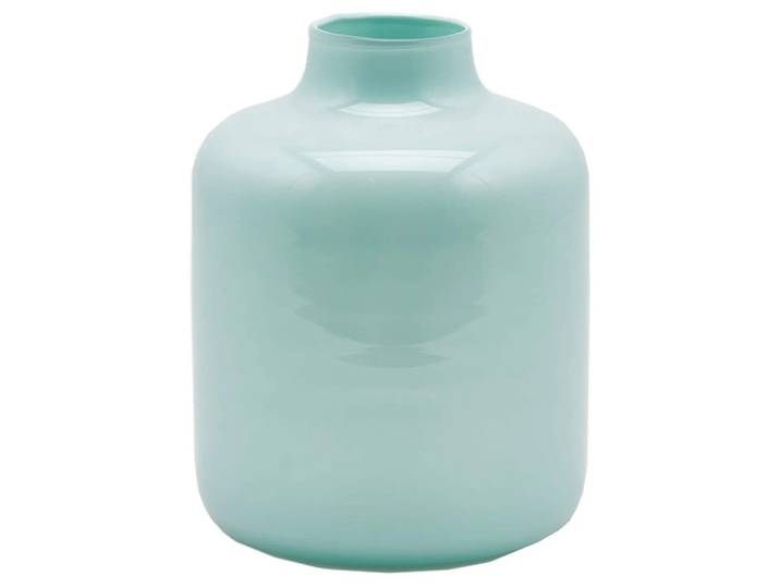 Vase Glas Eisblau H: 22 cm Edg