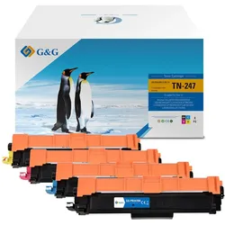 4 G&G Toner kompatibel zu Brother TN-247CMYK
