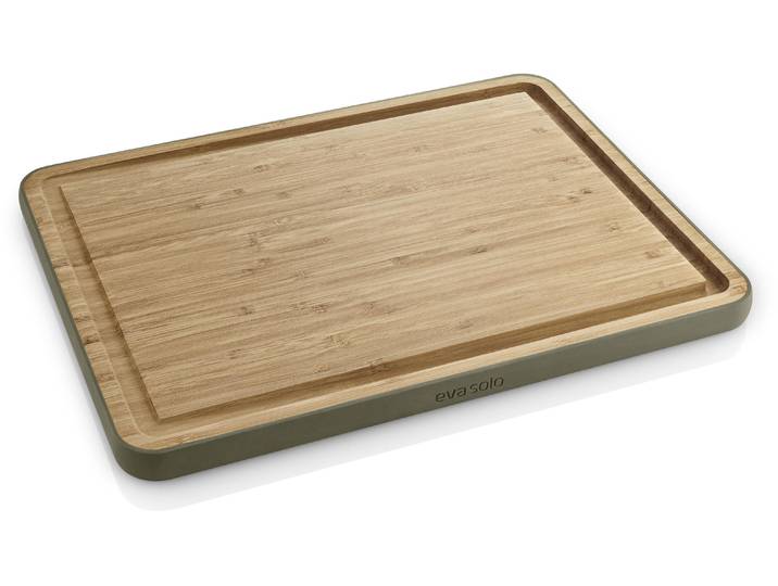 Schneidebrett EVA SOLO Solo Schneidebrett Green , braun, B:36,9cm H:1,9cm L:27,8cm, Schneidebretter, Schneidebrett