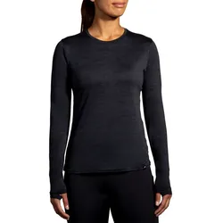 Brooks Damen Luxe Long Sleeve schwarz
