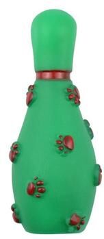 United Christmas Dog Chew Toys Bite Resistant Vinyl Ball Set green
