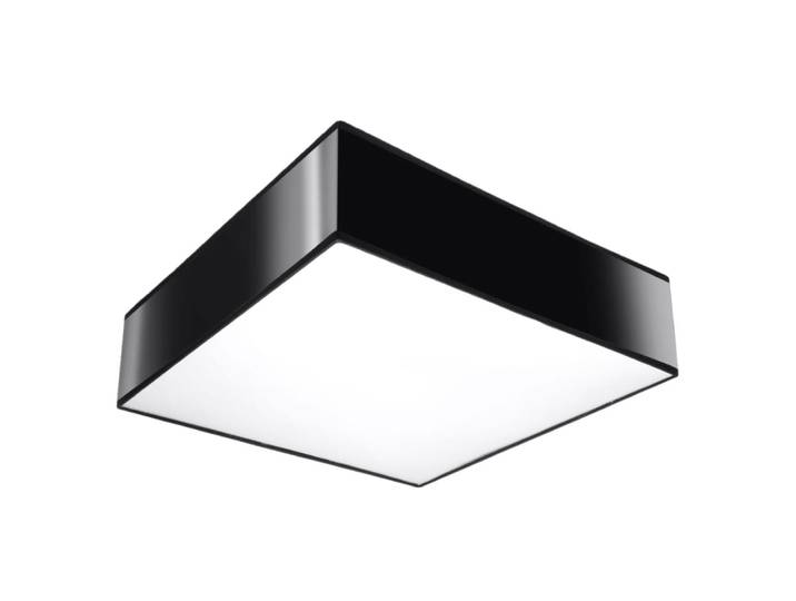 Plafonnier PVC Noir E27 2 Horus