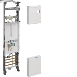 Hager ZH3PZ16PN Komplettfeld, universZ, 3-P., 1050mm, PV-Über./Kaskade, 1ZP, 16mm2