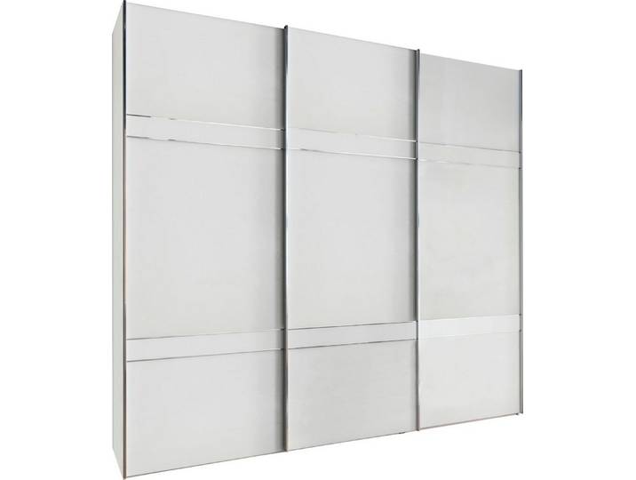 WIEMANN Schwebetürenschrank Rialto hochwertige Glasfront mit Querriegeln
