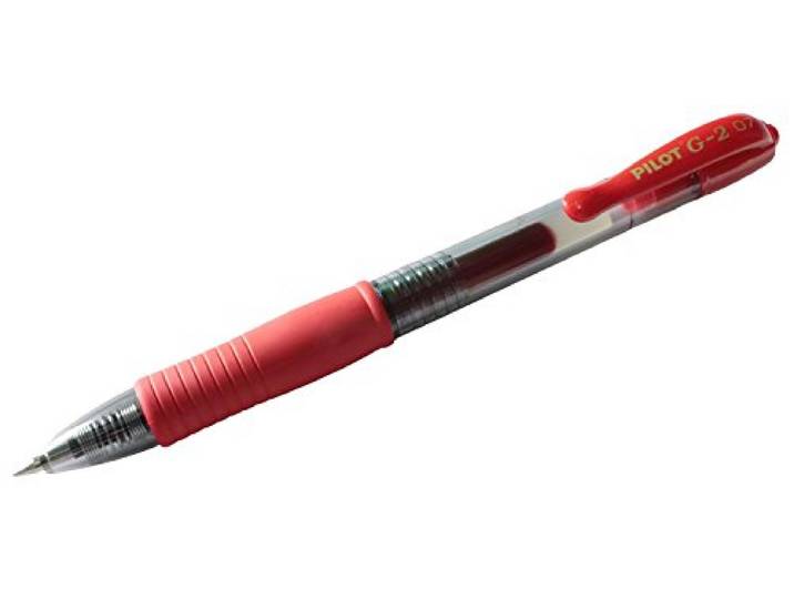 Pilot G207 Intrekbare Gel Rollerball 0.7 mm Tip (Enkele Pen) - Rood