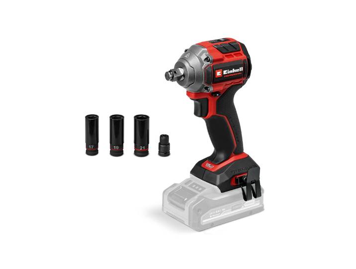 Akku-Schlagschrauber EINHELL TP-CW 18/260-C Li BL (1 x 4.0Ah SK) , rot, schwarz, Schrauber, Akku-Schlagschrauber