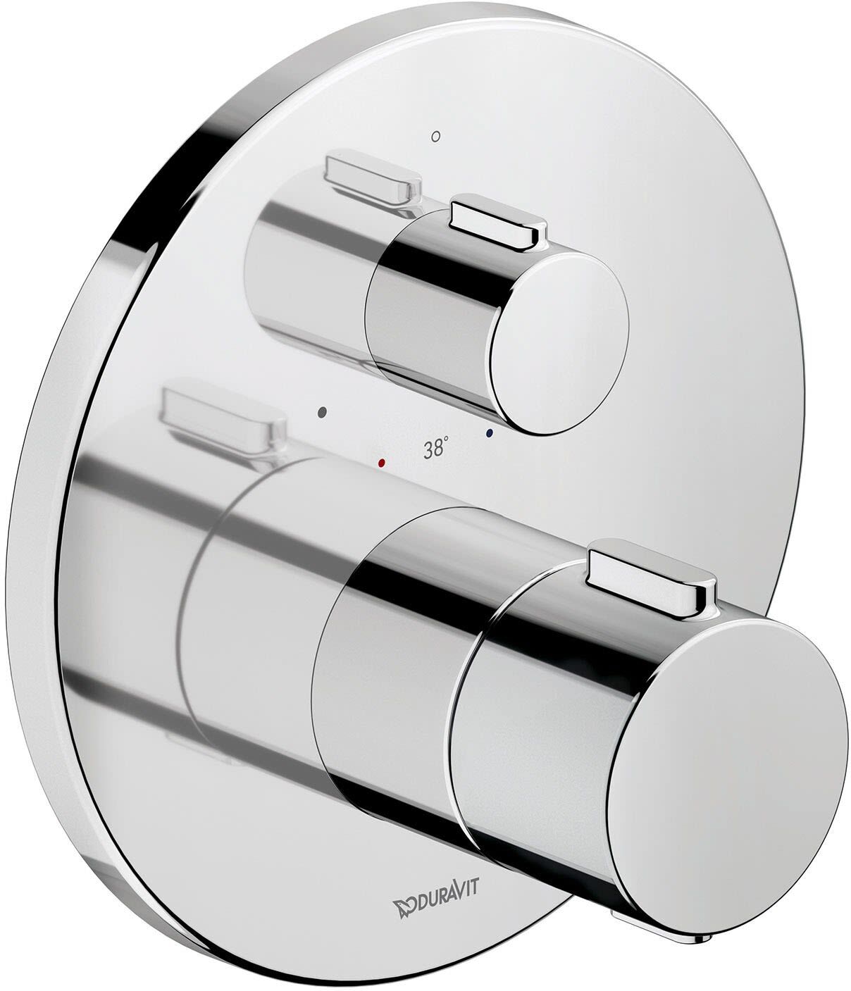 Duravit Thermostatarmaturen Thermostat Unterputz Set, 1 Verbraucher, rund