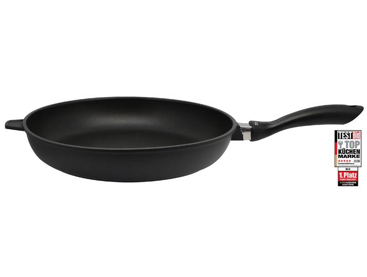 Bratpfanne ELO Alucast , schwarz, H:6cm Ø:32cm, Pfannen, Bratpfanne, Induktion