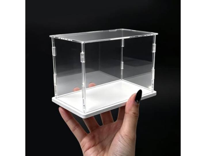 Acryl Vitrine Kleine, Durchsichtige Acryl-Vitrine Actionfiguren Oder Einen Stapelbare Vitrine für Sammlerstücke, Alternative zur Glasvitrine für Actionfiguren, Anpassbarer Organizer für Die