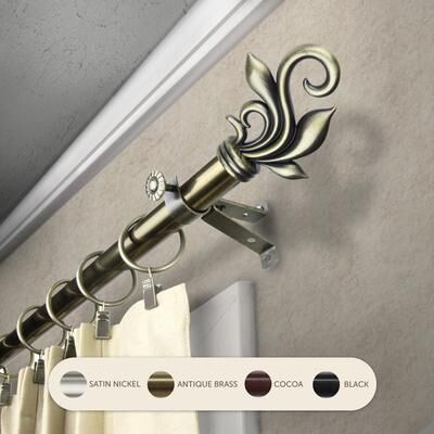 InStyleDesign Rhea Adjustable Curtain Rod