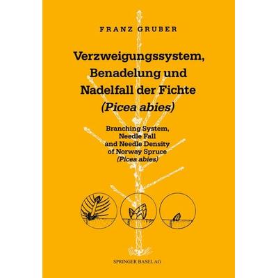 Verzweigungssystem, Benadelung und Nadelfall der Fichte (Picea abies), Taschenbuch von Gruber, Springer Basel, 978-3-0348-5684-3