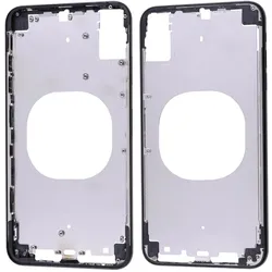 Space-graue Rückenabdeckung ohne Glas, passend für iPhone XS Max