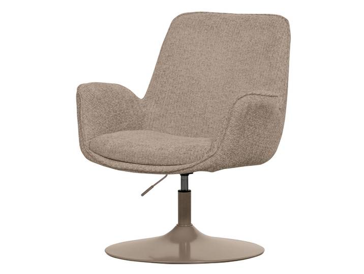 Livetastic Sessel Marten, Sand, Metall, 79x91x76 cm, Sitzfläche 360° drehbar, Wohnzimmer, Sessel, Sonstige Sessel