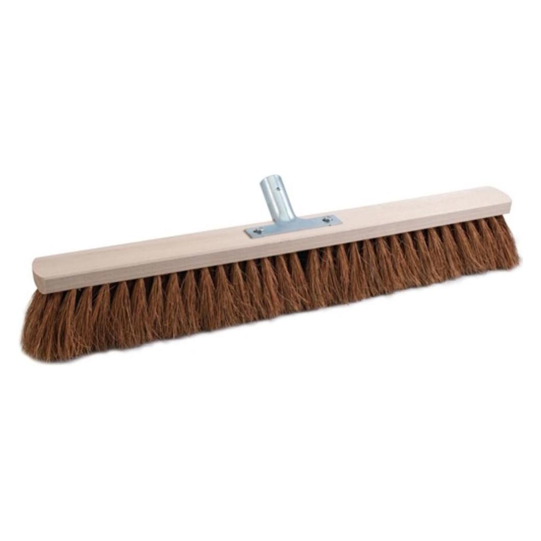 Sorex Besen Kokos Länge 600 mm mit Metallstielhalter Flachholz (1 Stk.) (26715)