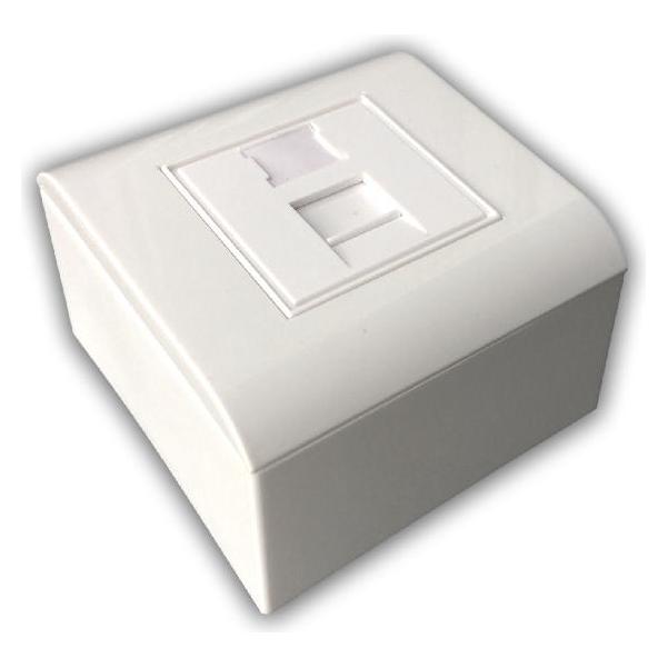 Moldex Module.dat.socket UTP CAT5E 1xRJ45 on and under the plaster (2360)