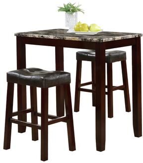 Ostweer Breakfast Nook with Writing Table and 2 Dining Stools