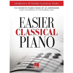 Anthology of Easier Classical Piano: 174 Favorite Piano Pieces by 44 Composers, Lower Intermediate t, Fachbücher