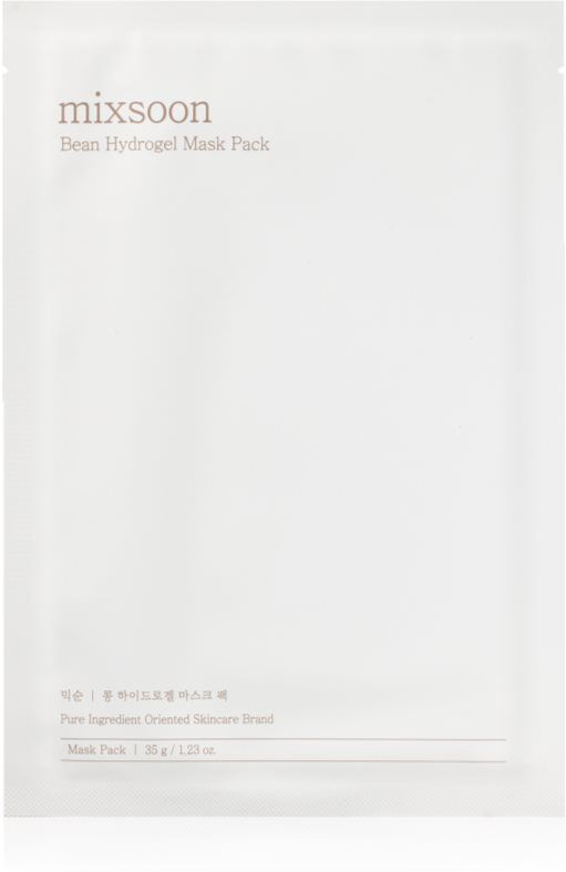 mixsoon Bean Hydrogel Mask Pack masque hydrogel intense éclat et hydratation 35 g