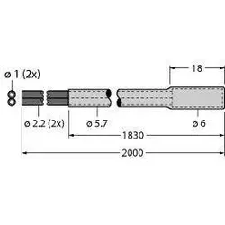 Turck Kunststoff-Lichtleiter PBE46UTMNL