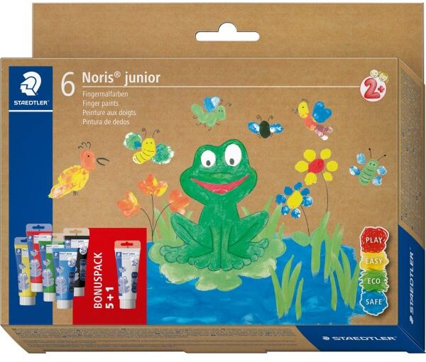 Staedtler Noris Junior Fingermaling   6 Farver
